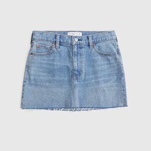 Abercrombie & Fitch Light Blue Mini Skirt